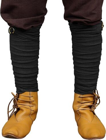 Medieval Leg Wraps Viking Style LARP Pirate Cosplay Costumes with Fibula in Saudi Arabia