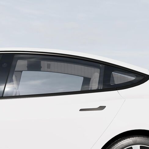 TWRAPS لون نافذة الأبواب الخلفية لـ Tesla Model 3 2018-2023، 5% Limo VLT Nano Ceramic IR Film كتل 99% ضوء الأشعة فوق البنفسجية الضارة، يرفض 50% حرارة، مجموعة أدوات القطع المسبق in Kuwait