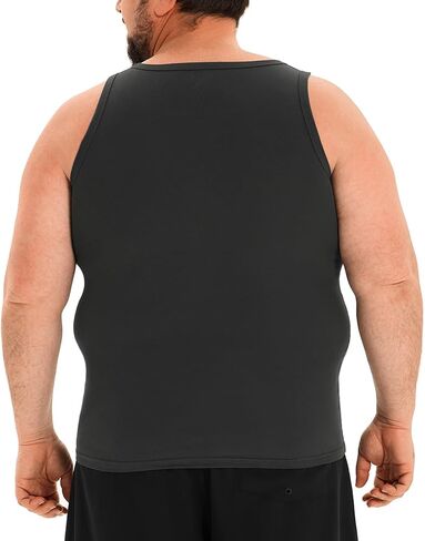 HOdo Big and Tall Mens Compression Shirts Sleeveless Shapewear Slimming Undershirts Tummy Control Tank Tops 2XL-6XL in Saudi Arabia