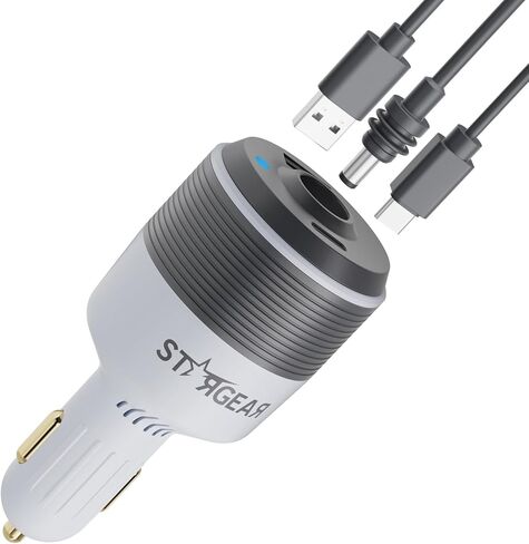 محول سيارة Starlink Mini، شاحن سيارة 3 في 1 لـ Starlink Mini، محول تصعيد 12 فولت إلى 24 فولت تيار مستمر مع منافذ USB مزدوجة، محول ولاعة سجائر لإمدادات الطاقة Starlink Mini، مثالي للمركبات الترفيهية والقوارب والمقطورة in Saudi Arabia