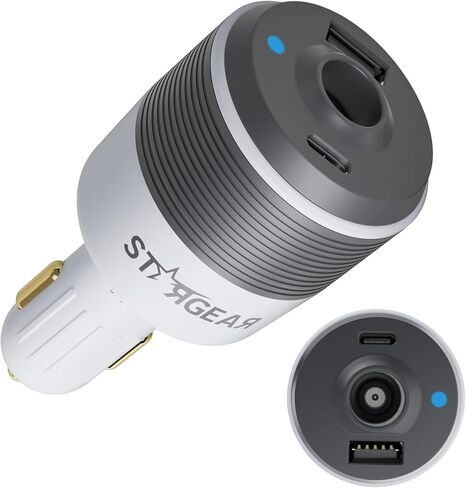 محول سيارة Starlink Mini، شاحن سيارة 3 في 1 لـ Starlink Mini، محول تصعيد 12 فولت إلى 24 فولت تيار مستمر مع منافذ USB مزدوجة، محول ولاعة سجائر لإمدادات الطاقة Starlink Mini، مثالي للمركبات الترفيهية والقوارب والمقطورة in Saudi Arabia