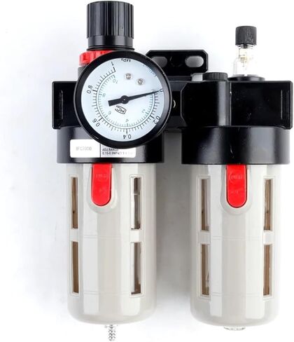 1pcs BFC-2000 Oil-water Separator Pneumatic Filter Air Processor with Protective Cover Pressure Gauge & Copper Filter Element(BFC-2000-B) in Saudi Arabia