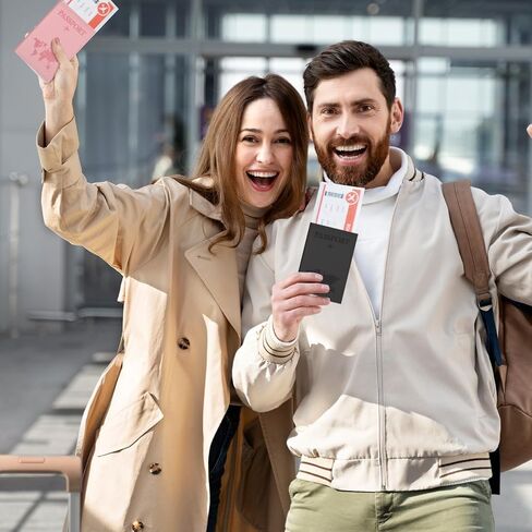 3 Pcs Passport Holder Passports Wallet Cover for Travel Passport Cover Passports Protector Essentials for Women and Men Travel Must Haves Accessories in Saudi Arabia