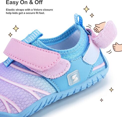 Stelle Kids Water Shoes for Girls Boys Swim Beach Hiking Pool Shoes Quick Dry Barefoots for Toddler/Little/Big Kids in Saudi Arabia