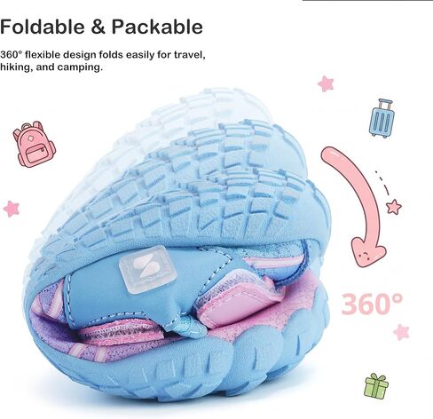 Stelle Kids Water Shoes for Girls Boys Swim Beach Hiking Pool Shoes Quick Dry Barefoots for Toddler/Little/Big Kids in Saudi Arabia