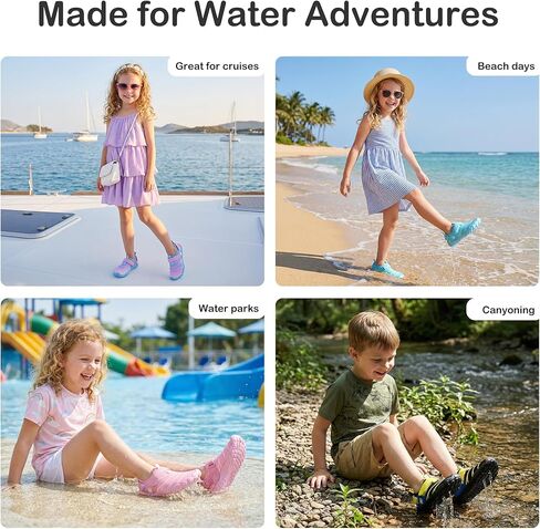 Stelle Kids Water Shoes for Girls Boys Swim Beach Hiking Pool Shoes Quick Dry Barefoots for Toddler/Little/Big Kids in Saudi Arabia