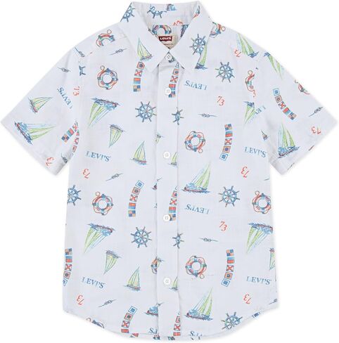 Levi's Boys Short Sleeve Woven Button Up Shirt in Saudi Arabia