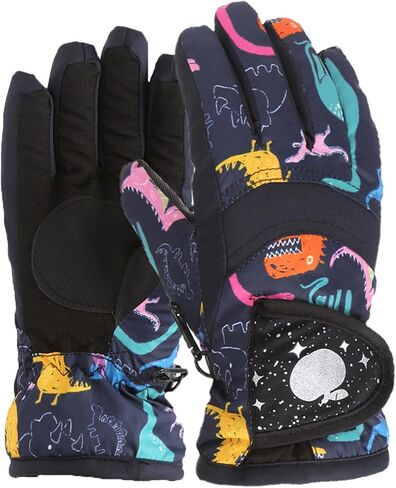 Kid-Girl Winter Snow-Ski-Gloves Cold-Weather-Mittens Water-Repellent Thermal-Gloves for 3-5T Baby-Boy Outdoor Warm in Saudi Arabia