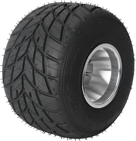مجموعة إطارات وعجلات Go Kart 11x7.10-5 11x7.10x5، 3 مسامير مقاس 5 بوصات إطار مطر بدون أنابيب لمركبات ATV UTV Go Kart Drift Trike Buggy Quad Bike 4 Wheelers Tricycle (قطعتان) in Kuwait