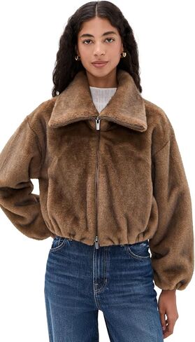 ALC Women's Hazel Faux Fur Jacket in Saudi Arabia