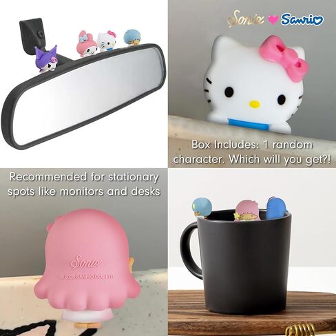 Sonix X Sanrio Hello Kitty & Friends Pekers - Bassel Series Blind Box - لاصق الشخصيات المصغرة المصغرة - تشمل Hello Kitty أو My Melody أو Kuromi أو Little Twin Stars أو Mystery in Saudi Arabia