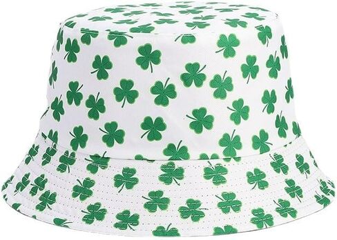 St. Patricks Day Bucket Hat for Men Women Clover Sun Beach Hat for Outdoor Activities Travel Hiking in Saudi Arabia