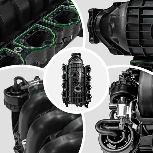 Intake Manifold with Gaskets Compatible with 2015 2016 2017 Ford F-150 5.0L V8 Direct Replacement Replace FL3Z9424B 615-916 in Kuwait