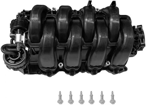 Intake Manifold with Gaskets Compatible with 2015 2016 2017 Ford F-150 5.0L V8 Direct Replacement Replace FL3Z9424B 615-916 in Kuwait