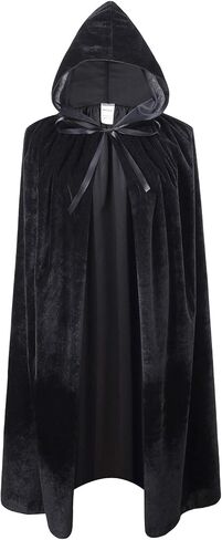 OurLore Kids Velvet Cape Cloak With Hood Unisex-Child Cosplay Halloween Christmas Costume in Saudi Arabia