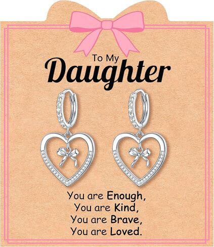 PINKDODO Bow Earrings Daughter Gifts from Mom Dad in Saudi Arabia
