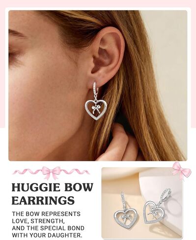 PINKDODO Bow Earrings Daughter Gifts from Mom Dad in Saudi Arabia