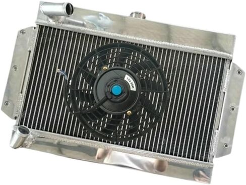 5Row ALUMINUM RADIATOR + Fan Fit For MGB GT/ROADSTER TOP-FILL 1968-1975 1969 1970 1971 1972 1973 1974 in Saudi Arabia