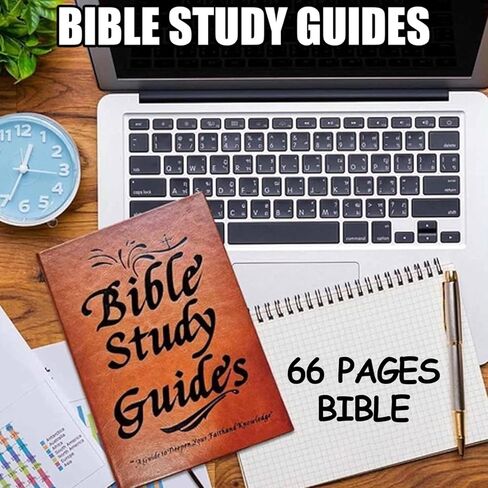 دليل دراسة الكتاب المقدس المكون من 66 صفحة، دراسة الكتاب المقدس اليومية، خطة دراسات الكتاب المقدس المكونة من 66 صفحة لمدة عام لاقتباسات الكتاب المقدس اليومية للنساء، تأملات الصلاة لتعزيز الإيمان - هدية مسيحية in Kuwait