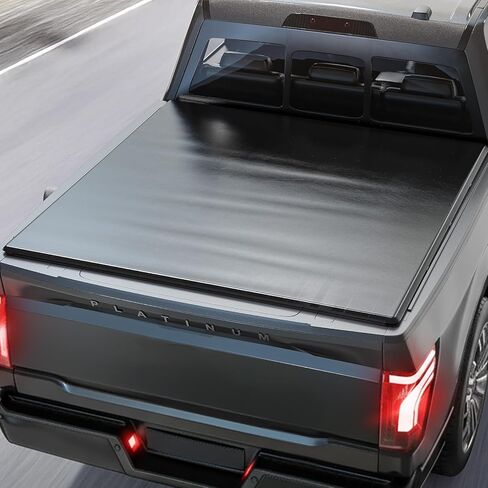 TUFFIOM Soft Roll-Up Truck Bed Tonneau Cover Compatible for Chevy Silverado&GMC Sierra 1500 (2019-2025) 5.8ft (69.3") Pickup Bed Covers on Top w/LED Light & Sealing Weather Stripping in Saudi Arabia