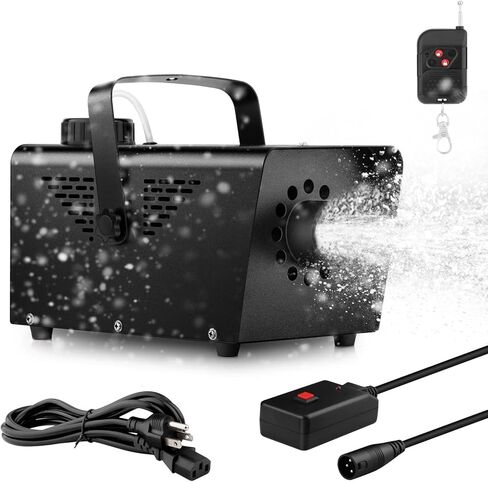 آلة الضباب مع ضوء ديسكو - آلة دخان 1000 وات مع 6 مصابيح LED RGB، رش عمودي، جهاز تحكم عن بعد لاسلكي 30000 CFM 12 لونًا لإضاءة الهالوين وعيد الميلاد وحفلات الزفاف DJ in Kuwait