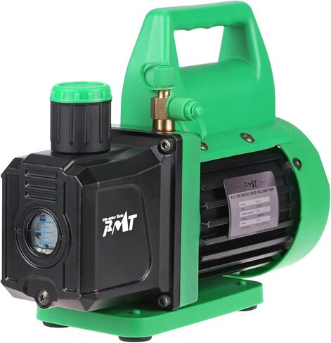 مضخة تفريغ PB Motor Tech 4.5CFM 1/3HP أحادية المرحلة، مضخة تفريغ دوارة 110 فولت/60 هرتز لأنظمة التدفئة والتهوية وتكييف الهواء، وصيانة تكييف الهواء للسيارات والمنزلية، بدون زيت in Saudi Arabia