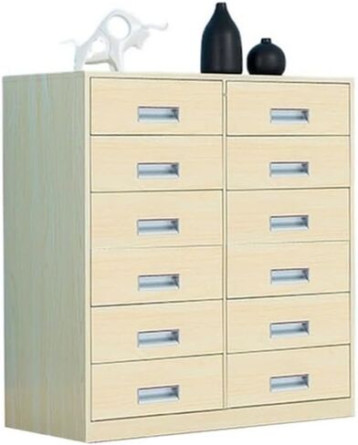 File Cabinet Household Multifunctional Storage Cabinet 6 Layers of Large-Capacity Drawer Metal Data File Organizer Storage Cabinets,Bruin in Saudi Arabia