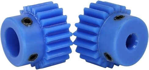 Plastic Gears 1M-19T/20T Teeth Height 10mm Pitch 3.14 Inner Bore 5/6/6.35/7/8/10/12 1Pcs(6 mm,19 Teeth) in Saudi Arabia