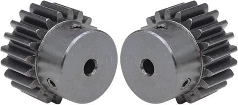 Spur Gear 1.5M-20T SC45#Carbon Steel Bore Size 5/6/6.35/8/10/12/14/15mm 1Pcs(6.35 mm) in Kuwait