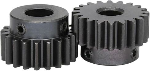 1.5M-20T Bore 5/6/6.35/7/8/10/12/14mm Teeth Thickness 12mm Carbon Steel Metal Gears 1Pcs(8 mm) in Saudi Arabia