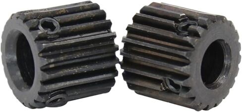 Spur Gear 0.5M-20T/22T/24T SC45#Carbon Steel Wheel Bore Size 4/5/6/6.35mm 1Pcs(6.35 mm,0.5M20T) in Saudi Arabia