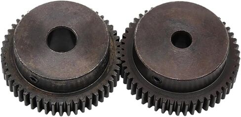 Pinion Gear 1M-50T/52T/54T/55T/56T/58T SC45#Carbon Steel Bore 6/8/10/12/15 Mm 1Pcs(8 mm,52 Teeth) in Saudi Arabia