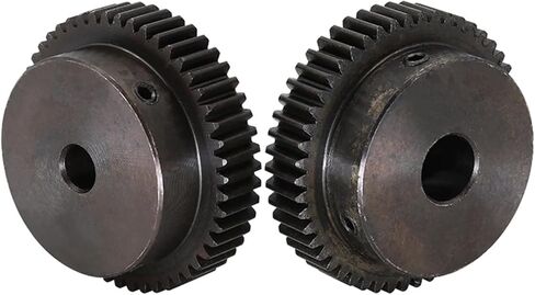 Pinion Gear 1M-50T/52T/54T/55T/56T/58T SC45#Carbon Steel Bore 6/8/10/12/15 Mm 1Pcs(8 mm,52 Teeth) in Saudi Arabia