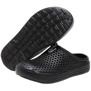 Plus Size Men's Fashion Clogs, Slip-on Closed Toe Sandals, Soft Sole Walking Shoes, Outdoor Garden Shoe Beach Sandals in Saudi Arabia