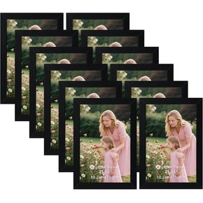 Schliersee 8x10 Picture Frame Set of 12, 8 by 10 Multi Black Photo Picture Frames Bulk for Wall Gallery Collage Frames or Tabletop Home Decor in Kuwait