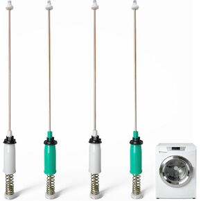 Washer Suspension Rod 4 Piece Set fit for GE washer GTWN3000M1WS, GTWN4250M1WS, for Hotpoint VVSR1070DCWW, WH16X10141, WH16X10057, 2310015, AP5607528, PS3511633, EAP3511633, 1089338 in Kuwait