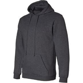 سترة بغطاء للرأس من Bayside Apparel (BA960) بلون فحمي، مقاس 4XL in Kuwait