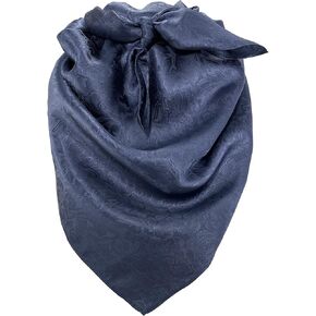 وشاح Yellowstone Wild Rag Western Bandana 100% حرير 35 بوصة جاكار كحلي in Kuwait