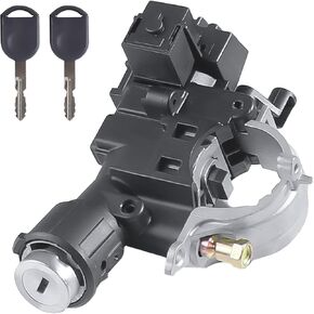 Ignition Switch Lock Cylinder with Keys - Complete Assembly 2008-2012 for Ford Escape, 2009-2011 for Focus, 2008-2011 for Mazda Tribute, 2008-2010 for Mercury Mariner, Replaces# 989-019 in Kuwait