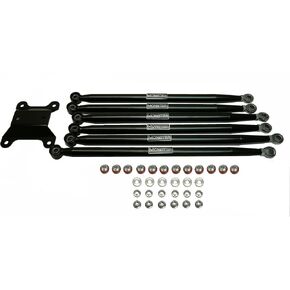 Monster Performance Rear Radius Rod Set for Can-Am 72" Maverick X3 Turbo R RR XMR, XRS, XRC 2019-2023, Precision Machined, Steel, Improve Stability, Reduce Flex, Set of 6, Black in Saudi Arabia