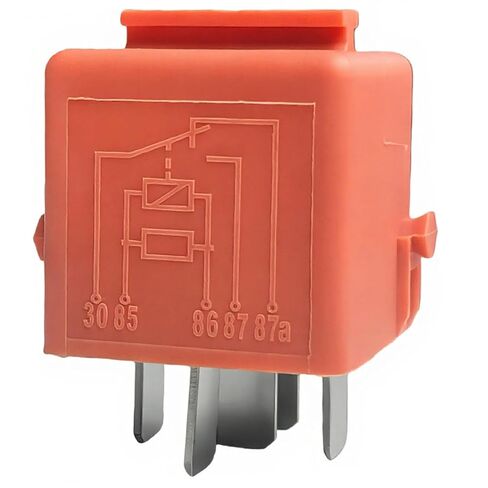 2 قطعة V23134-E52-X344 12 فولت 5 دبابيس Mini-ISO SPDT 40/30A مرحل للهواء الثانوي/SMG/الدوائر العلوية القابلة للتحويل، متوافق مع 12631742690، يستبدل 12630153635 54347190724 (سلمون) in Kuwait