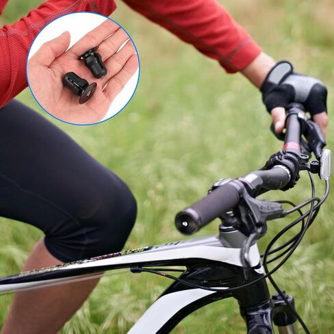2Pcs Bike Handlebar End Caps Bike Grip Handle Bar End Plugs Black Bicycle Bar Plug Expanding Handlebar Caps Plugs for Most Bicycles Road Mountain in Saudi Arabia