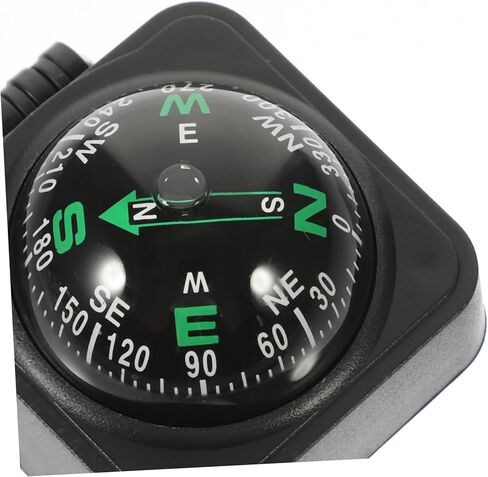 Vaguelly Adjustable Automotive Compass Ball for Car and Boat Dashboard Navigation Abs Acrylic Surface Mount Car Compass for Accurate Direction Guidance in Saudi Arabia