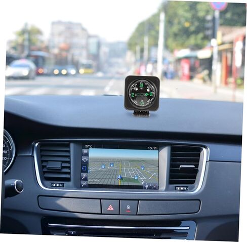 Vaguelly Adjustable Automotive Compass Ball for Car and Boat Dashboard Navigation Abs Acrylic Surface Mount Car Compass for Accurate Direction Guidance in Saudi Arabia