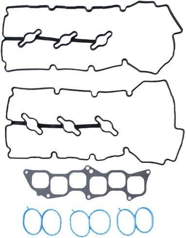 AUCERAMIC غطاء صمام المحرك طوقا مجموعة تناسب 2006-2011 لشركة هيونداي أزيرا حاشية سانتا في سوناتا فيراكروز لكيا أمانتي سيدونا سورينتو 3.3L 3.8L V6 استبدال VS 50750 R، VS50750R in Kuwait