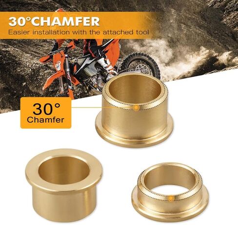 بوش المبتدئ البرونزي 1 قطعة متوافق مع قطع غيار السيارات والدراجات النارية 250 EXC 300 EXC XC XCW 2019-2025 TE 300i TE250i in Kuwait