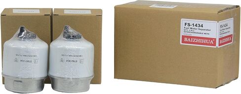 2 Pack of 87801434 Fuel Filter Secondary Fuel Water Separator Replaces Compatible with New Holland L865 LS180 LS190 LX865 LX885 LX985 L885 3960 4630, Ford 3930 4630 345D 445D 545D 304T in Saudi Arabia