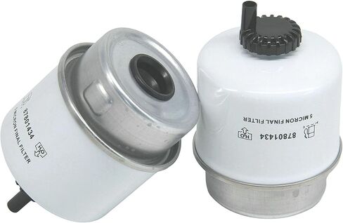 2 Pack of 87801434 Fuel Filter Secondary Fuel Water Separator Replaces Compatible with New Holland L865 LS180 LS190 LX865 LX885 LX985 L885 3960 4630, Ford 3930 4630 345D 445D 545D 304T in Saudi Arabia