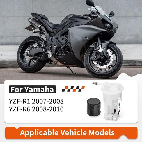 Fuel Pump Assembly & Oil Filter For Yamaha YZF-R1 2007-2008 YZF-R6 2008-2010 4C8-13907-01-00 4C8-13907-00-00 in Saudi Arabia