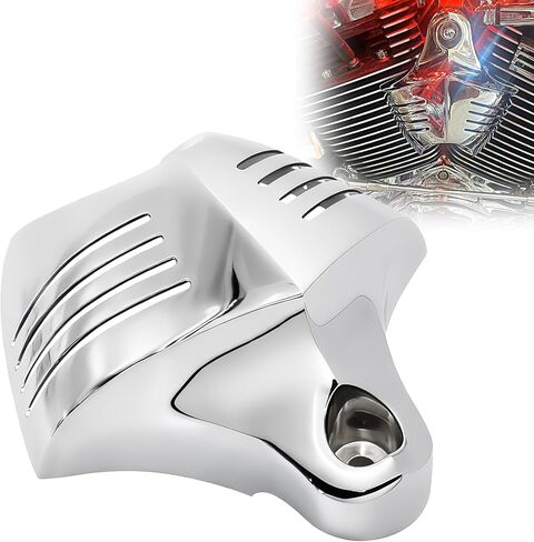 Chrome Horn Cover for Harley Davidson Softail Sportster Trike Touring Road King Electra Glide Dyna Big Twins V-Rods Stock Cowbell Horns 1992-2020 Models in Saudi Arabia